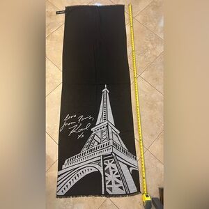 🛍️🛍️BRAND NEW!! KARL LAGERFELD OBLONG EIFFEL TOWER SCARF 🛍️🛍️